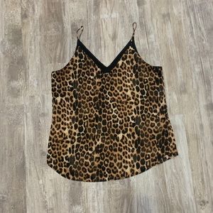 Express leopard print tank